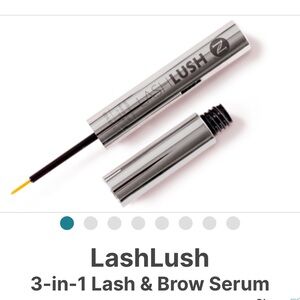 Lush Lash & Brow Serum in Silver and Black